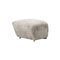 Green Tea Smoked Oak Sheepskin The Tired Man Footstool from by Lassen 2