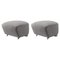 Grey Natural Oak Sahco Zero The Tired Man Footstool from by Lassen, Set of 2 1