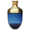 Große Blaue India Vessel I Vase von Pia Wüstenberg 1