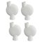 White Medio Sphere Vase Bubl by 101 Copenhagen, Set of 4 1