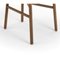 Upholstered Walnut Bokken Chair from Colé Italia 4