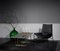 Large Black Marquina Marble and Black Steel Ninety Table by Ox Denmarq 4