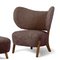 Fauteuil et Pouf Tmbo en Peau de Mouton Sahara par Mazo Design, Set de 2 5