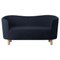 Blaues naturbelassenes Sahco Zero Mingle Sofa aus Eiche von by Lassen 1