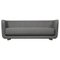 Dark Grey and Smoked Oak Sahco Nara Vilhelm Sofa from by Lassen 1