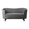 Grey and Smoked Oak Sahco Nara Mingle Sofa from by Lassen 2