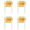 Honey Cielo Stacking Chair by Sebastian Herkner, Set of 4, Image 1