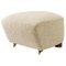 Beige Smoked Oak Sahco Zero the Tired Man Footstool from by Lassen, Image 1