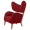 Fauteuil Raf Simons Vidar 3 My Own Chair en Chêne Naturel Rouge de by Lassen 1