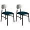 Upholstered Solid Beech Bokken Chairs from Colé Italia, Set of 2 1