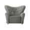 Grey Hallingdal the Tired Man Lounge Chair from by Lassen, Set of 4 2