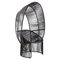 Black Cartagenas Reina Chair by Sebastian Herkner, Image 1