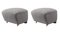 Grey Smoked Oak Sahco Zero the Tired Man Footstool from by Lassen, Set of 2 2