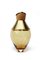 Kleine Patina India Vessel I Vase aus Bernstein & Messing von Pia Wüstenberg 3