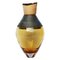 Kleine Patina India Vessel I Vase aus Bernstein & Messing von Pia Wüstenberg 1