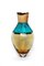 Kleine Patina India Vessel I Vase aus Bernstein & Messing von Pia Wüstenberg 5