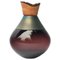 Kleine Topas und Kupfer Patina India Vessel II Vase von Pia Wüstenberg 1
