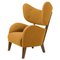 Fauteuil Raf Simons Vidar 3 My Own Chair en Chêne Fumé Orange de par Lassen 1