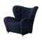 Blue Hallingdal the Tired Man Lounge Chair from by Lassen 3