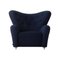 Blue Hallingdal the Tired Man Lounge Chair from by Lassen 2