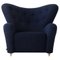 Fauteuil Hallingdal the Tired Man Bleu de by Lassen 1