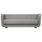 Graues und rauchgraues Sahco Zero Vilhelm Sofa von by Lassen 1