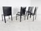 Vintage Pasqualine Leather Dining Chairs by Enrico Pellizzoni, 1980s, Set of 6, Image 7