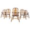19th Century English Windsor Chairs, Set of 6, Image 1