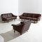 Matador Leather Sofa Set by Aage Christiansen for Eran, Set of 3 1