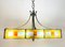 Mid-Century Colored Glass Suspension Lamp from Poliarte, Italy, 1970s 8