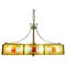 Mid-Century Colored Glass Suspension Lamp from Poliarte, Italy, 1970s, Image 1
