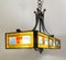 Mid-Century Colored Glass Suspension Lamp from Poliarte, Italy, 1970s 6