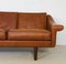 Vintage Danish 3 Person Cognac Sofa, Matador by Aage Christiansen, Image 6