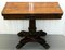 Regency Kartentisch aus Hartholz mit drehbarer Tischplatte 11