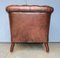 Somerville Brown Leather Chesterfield Chair from George Smith 5