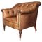 Somerville Brown Leather Chesterfield Chair from George Smith 1