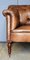 Somerville Brown Leather Chesterfield Chair from George Smith, Image 7