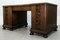 20th-Century Oak Desk with Grapes and Vine Leaves 3