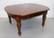 Victorian Mahogany Extendable Brown Dining Table with Two Original Leaves, Image 4