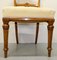 Victorian Oak Gothic Dining Chairs with Horse Hair Seats & Tapered Legs, Set of 6 10