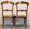 Victorian Oak Gothic Dining Chairs with Horse Hair Seats & Tapered Legs, Set of 6, Image 7