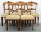 Victorian Oak Gothic Dining Chairs with Horse Hair Seats & Tapered Legs, Set of 6 3