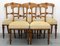 Victorian Oak Gothic Dining Chairs with Horse Hair Seats & Tapered Legs, Set of 6, Image 3
