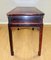 Late 19th-Century Red Lacquered Chinese Chippendale Console Table with Three Drawers, Image 9