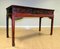 Late 19th-Century Red Lacquered Chinese Chippendale Console Table with Three Drawers 12