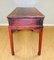 Late 19th-Century Red Lacquered Chinese Chippendale Console Table with Three Drawers, Image 10