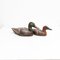Figuras de pato vintage de madera pintadas a mano, años 50. Juego de 2, Imagen 5