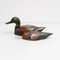 Vintage Hand-Painted Wooden Duck Figures, 1950s, Set of 2 10