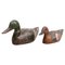 Vintage Hand-Painted Wooden Duck Figures, 1950s, Set of 2, Image 1