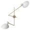 White Fifty Twin Wall Lamp by Victorian Viganò for Astep, Image 1